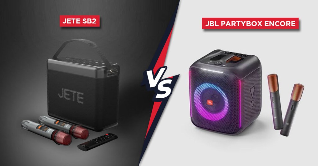 Perbandingan Speaker Karaoke JETE SB2 vs JBL Partybox&nbsp;Encore